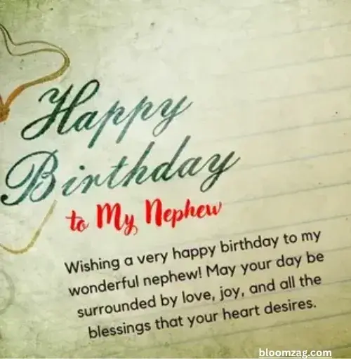 Meaningful Happy Birthday Nephew Wishes