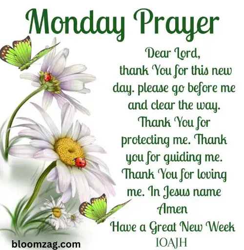 Monday Prayers for Friends and Loved Ones